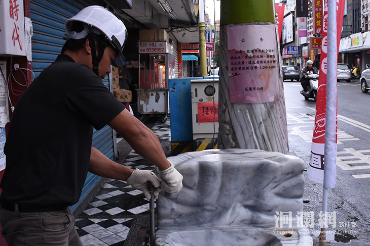因應疫情！花蓮市候車亭自來水生飲設施暫停供水