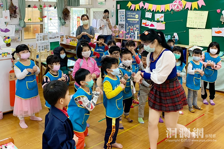 市公所結合兩所幼兒園玩學客語，客語活化不停擺