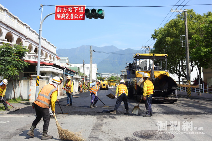 花蓮市AC整平改善工程啟動，為用路人提供優質的交