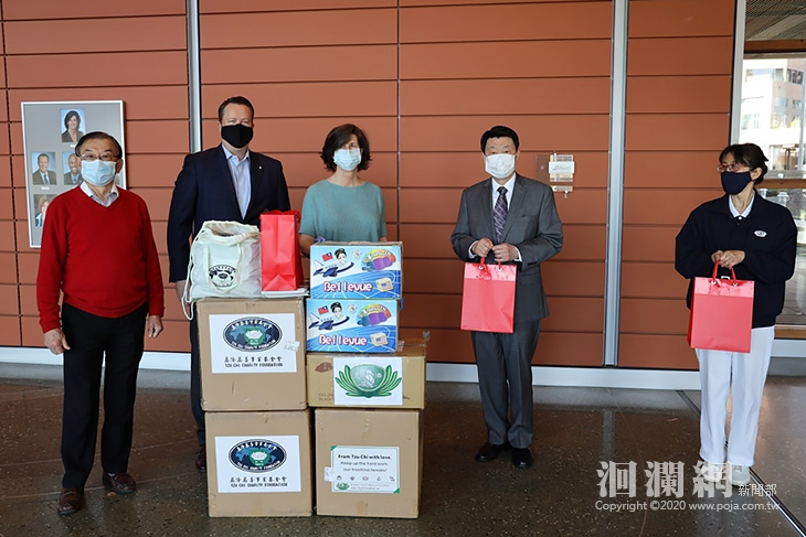 防疫物資抵美，貝勒夫優姊妹市表達感謝