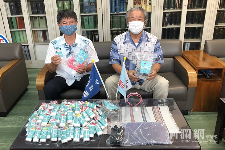花蓮市防疫物資送達與那國、石垣 協助地方防疫