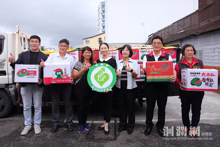 產地直送，讓花蓮學子們享用履歷大西瓜的好滋味