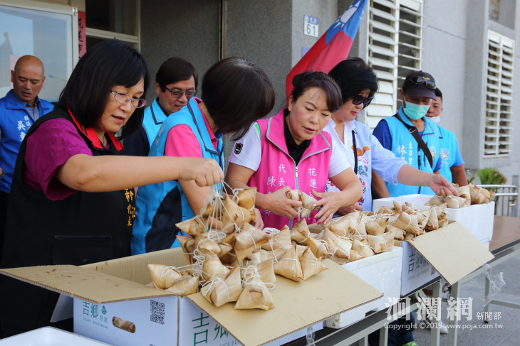 子午線端午節前夕送粽，感謝清潔隊員辛勞