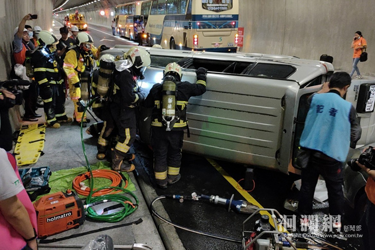 花蓮縣109年災害防救演習，全面強化隧道及震災應