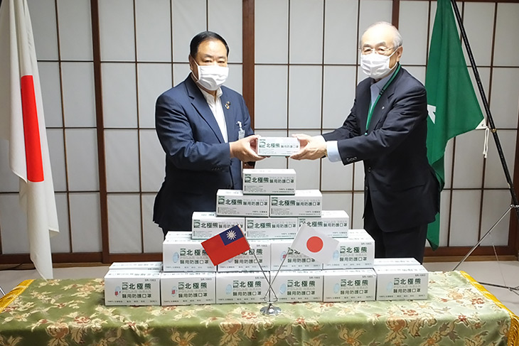 防疫無國界，花蓮市愛心口罩送達國外姊妹市