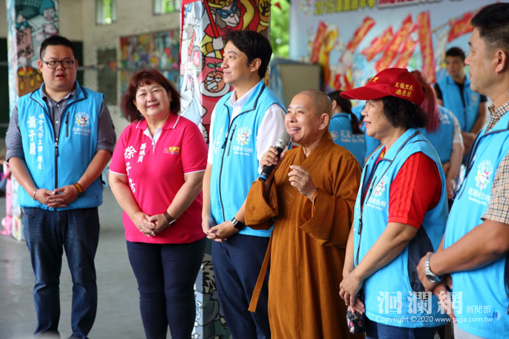 正豐公司透過千手觀音禪寺捐物資，幫助花蓮市弱勢