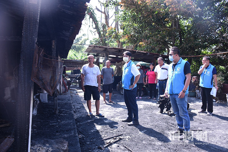 魏嘉賢慰問尚志路火災戶，發放急難救助金-洄瀾網