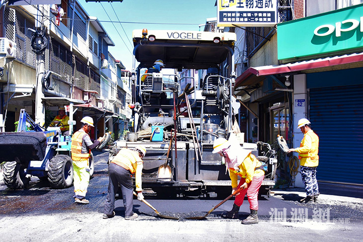 避免回填不實，花蓮市採換鋪策略讓路面平整及美觀