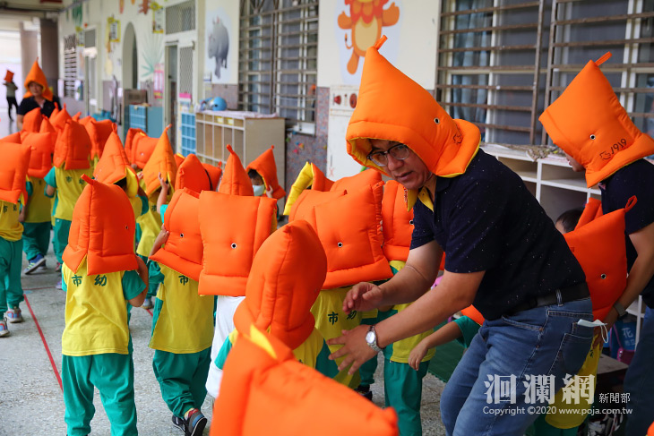全國防災日演練，花蓮市幼全員防震動起來-洄瀾網