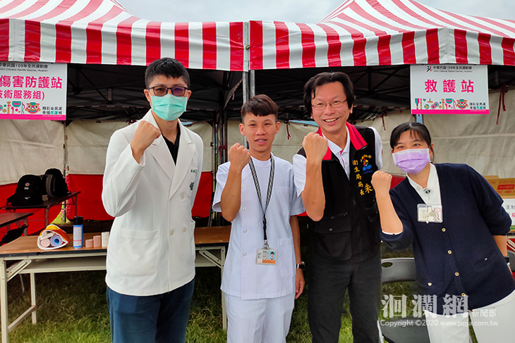 2020 花蓮全民運開跑，花蓮縣衛生局組織強大醫護