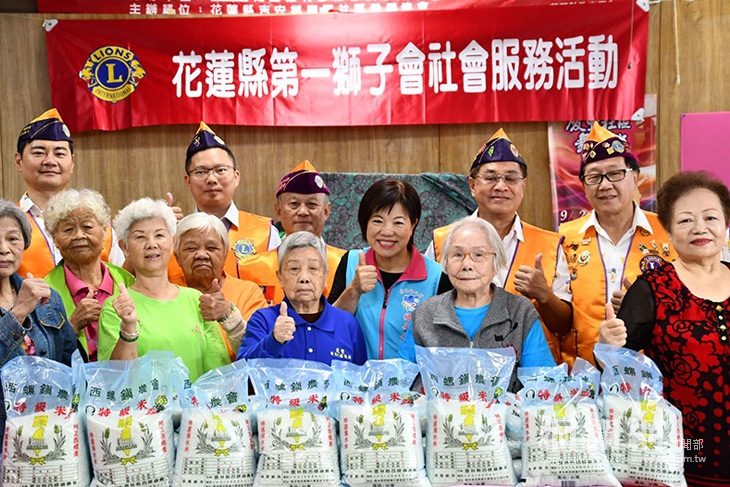 花蓮第一獅子會攜手吉安鄉公所，傳遞重陽溫馨關懷