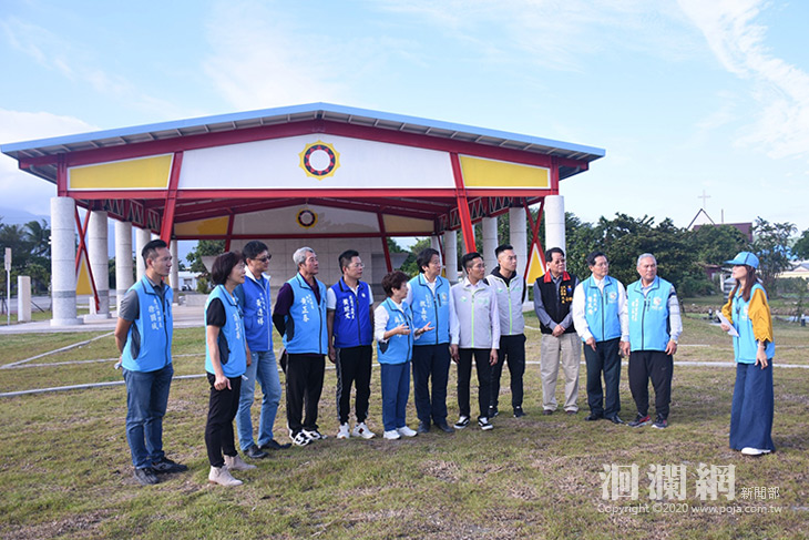 花蓮市代會市政考察人行道改善工程暨長頸鹿公園