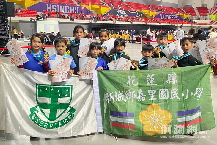 第12屆全國跆拳道品勢錦標賽，嘉里國小榮獲二金二