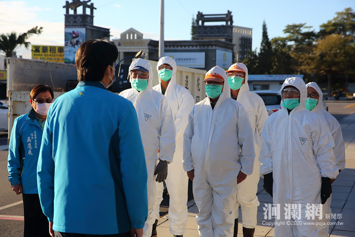 花蓮市防疫不鬆懈，加強車站周邊及商圈防疫消毒