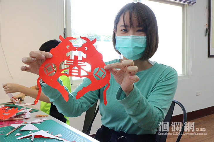 剪紙藝術紅紅迎春，剪出牛年好運氣