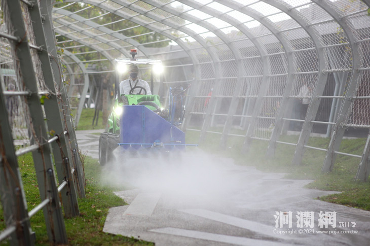 花蓮市防疫不鬆懈 農曆年前加強市區防疫消毒
