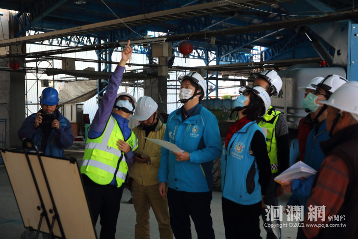 魏市長視察中山市場耐震補強工程，盼予民眾安全環