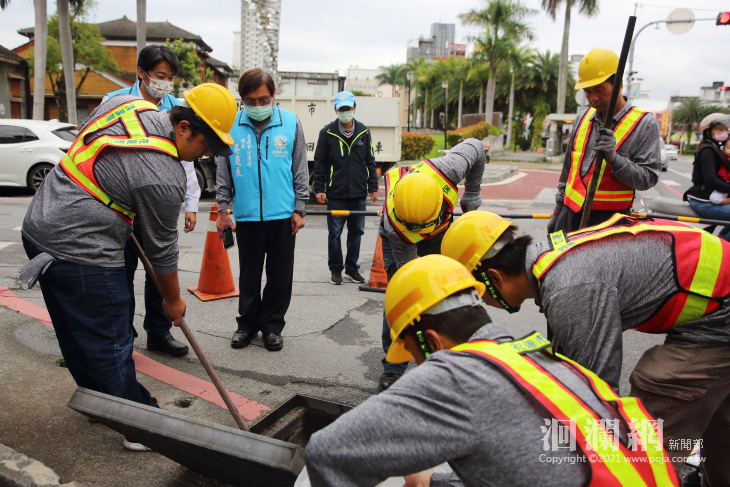 花蓮市3月起展開清溝作業 確保防汛期排水順暢