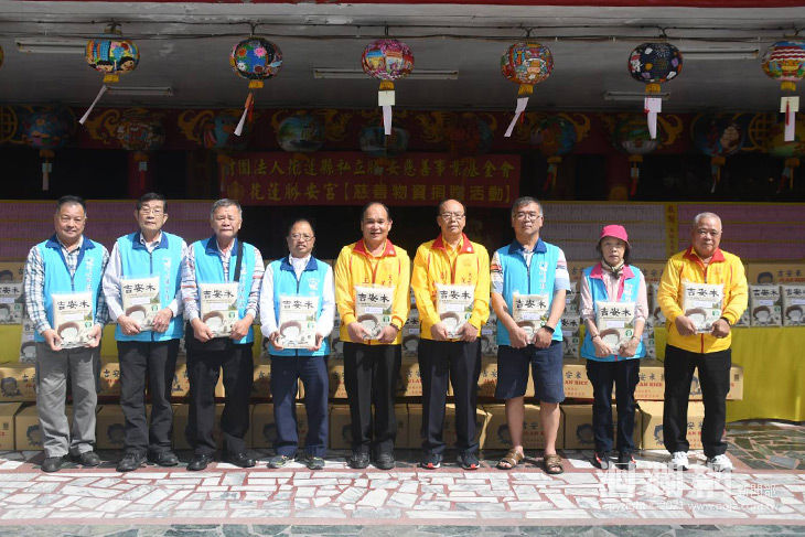 勝安宮今捐1167公斤白米助吉安弱勢家庭