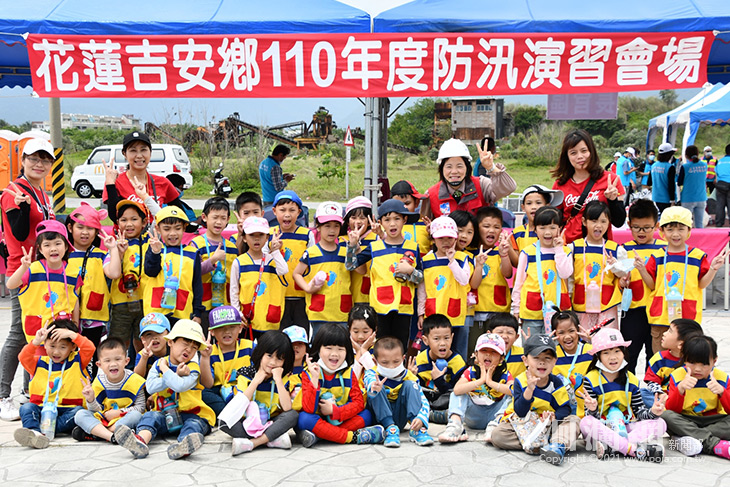 吉安鄉防汛演習展橫向聯繫行動力，落實整合救災能