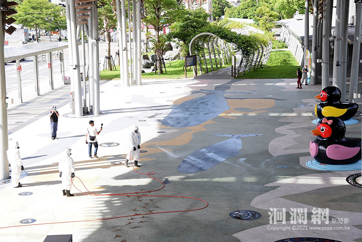 花蓮市加強預防性環境消毒 魏嘉賢籲請大家上緊