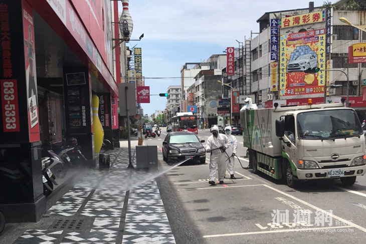花蓮三位確診，花蓮市配合上級政府加強預防性環境