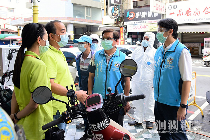 再傳一例確診 花蓮市擴大足跡消毒範圍
