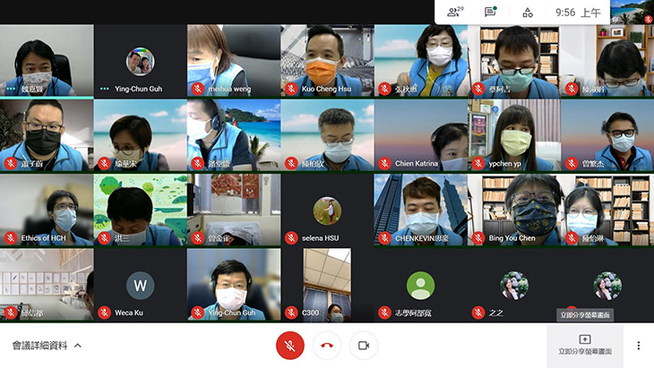 花蓮市啟用視訊上線會議，魏嘉賢指示各主管做好抗