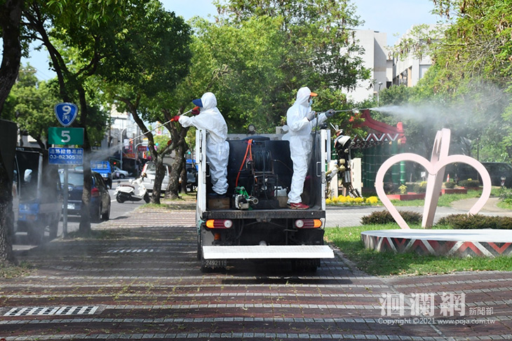 吉安鄉公所攜手十八村長「全鄉清消總動員」 3、