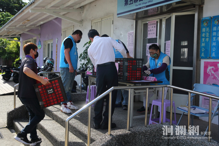 花蓮市三千多顆愛心粽，即日起由里幹事親送低收及