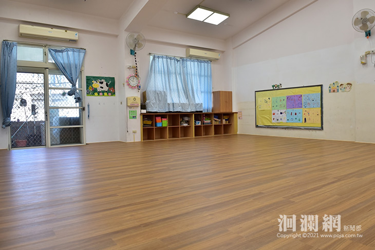 花蓮市幼教室地板翻新！給孩子更加安全學習環境