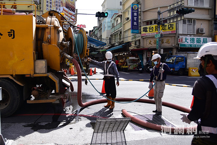 爭取縣府經費補助，花蓮市加強雨水下水道清淤工程