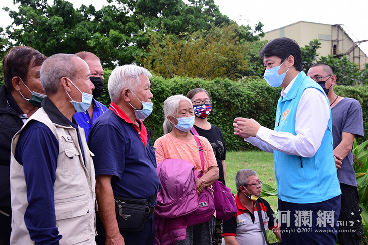 花蓮市華東路驚傳惡火，市公所安置受災戶並發放慰
