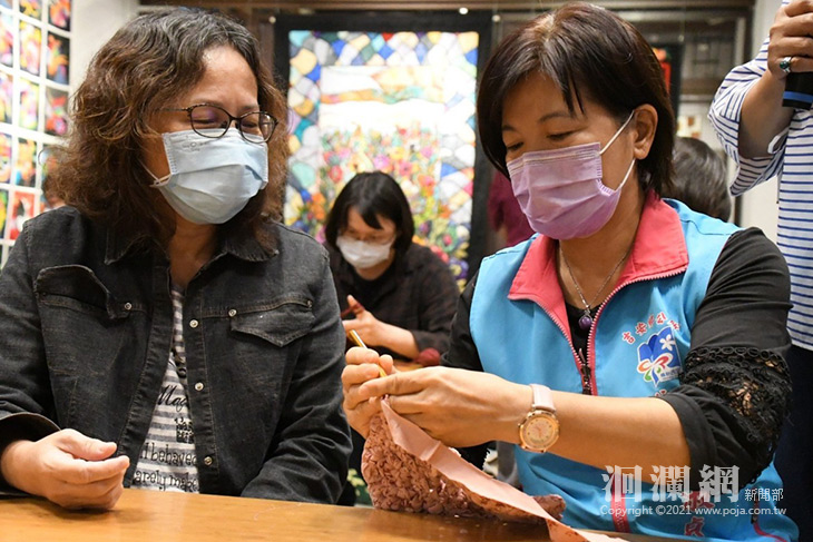 當環保衣物遇上藝文生活美學，游淑貞與鄉親變身舊