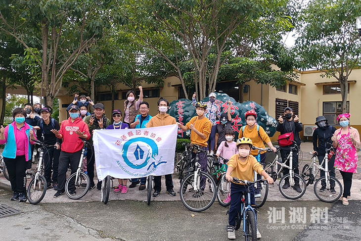 花蓮記協在吉安舉辦綠色體驗單車趣  部落文化田