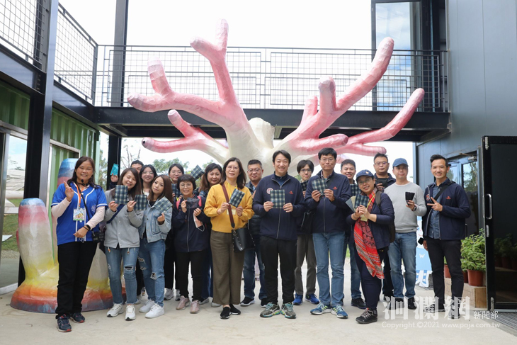 魏嘉賢帶領花蓮市政團隊環境教育觀摩體驗