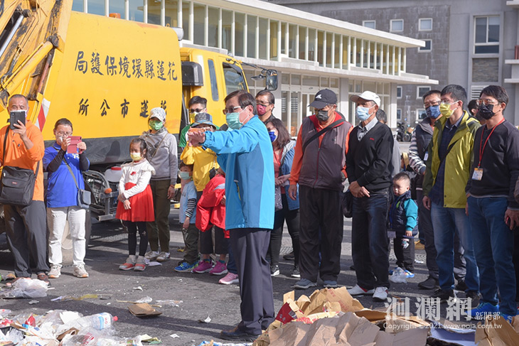 溪湖鎮參訪花市清潔隊，魏嘉賢盼多交流