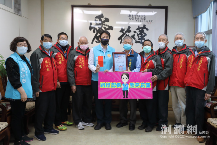 聖天宮連續4年認養路燈 點亮宮廟周邊街道