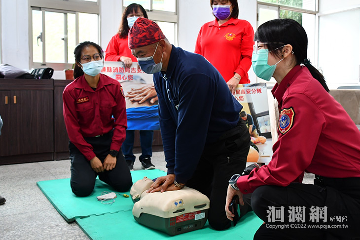 吉安鄉公所強化慈雲山消防演練實作課程，加強災防