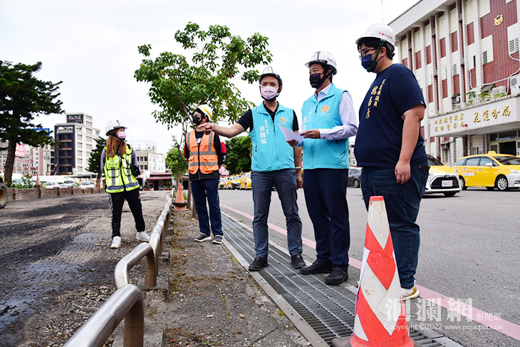 站前道路坑洞影響行車品質 魏嘉彥爭取重鋪改善
