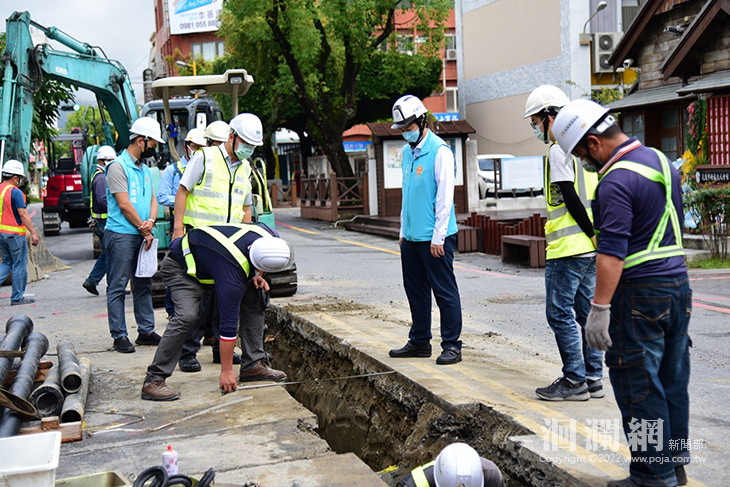 自來水管線汰換 魏嘉賢關切市區工程執行現況