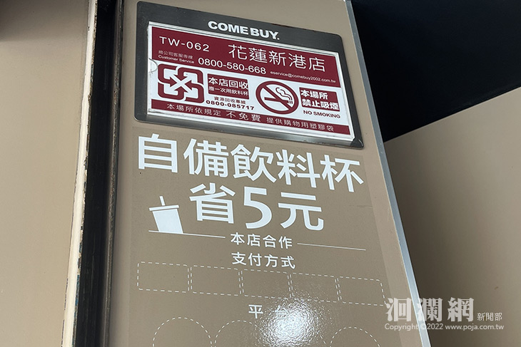 新法規上路 自備環保杯折價5元起！