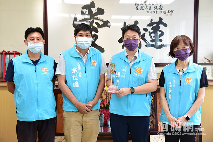 花蓮市防汛搶險演習表現優異 全縣評比獲第二名