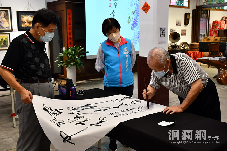 花蓮粥會季夏書畫展吉安登場  游淑貞協助推動在