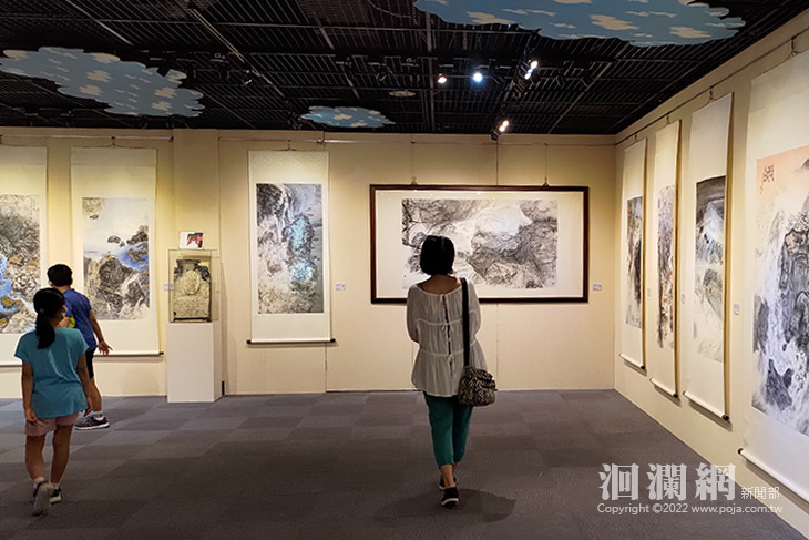 洄瀾拓跡—林葦水墨創作展 18日起於太魯閣遊客