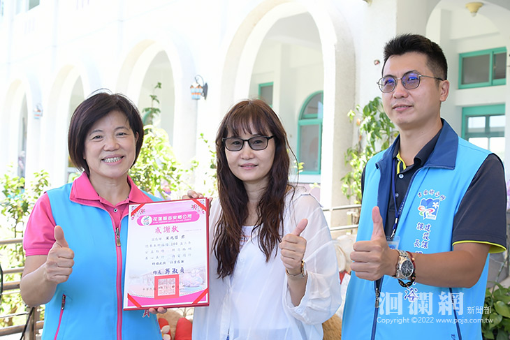 游淑貞感謝森林幼兒園認養吉安百盞路燈暖心照亮
