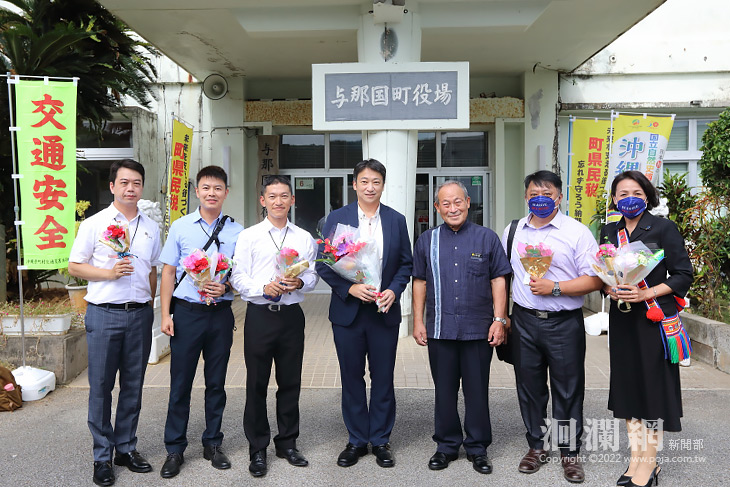 參訪姊妹市 魏嘉賢與糸数健一研商未來直航可能