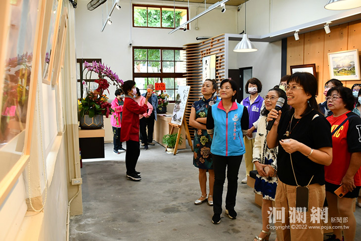 花蓮青溪新文藝學會水彩聯展登場