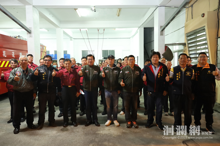 春節將至，何禮臺至警義消協勤民力單位發春安加菜