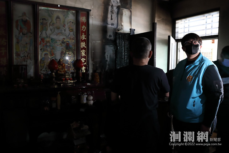 花蓮市建興街民宅6日傳火警  魏嘉彥前往關心慰